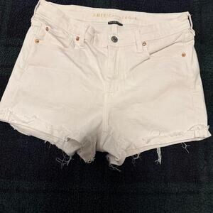 American eagle white denim short